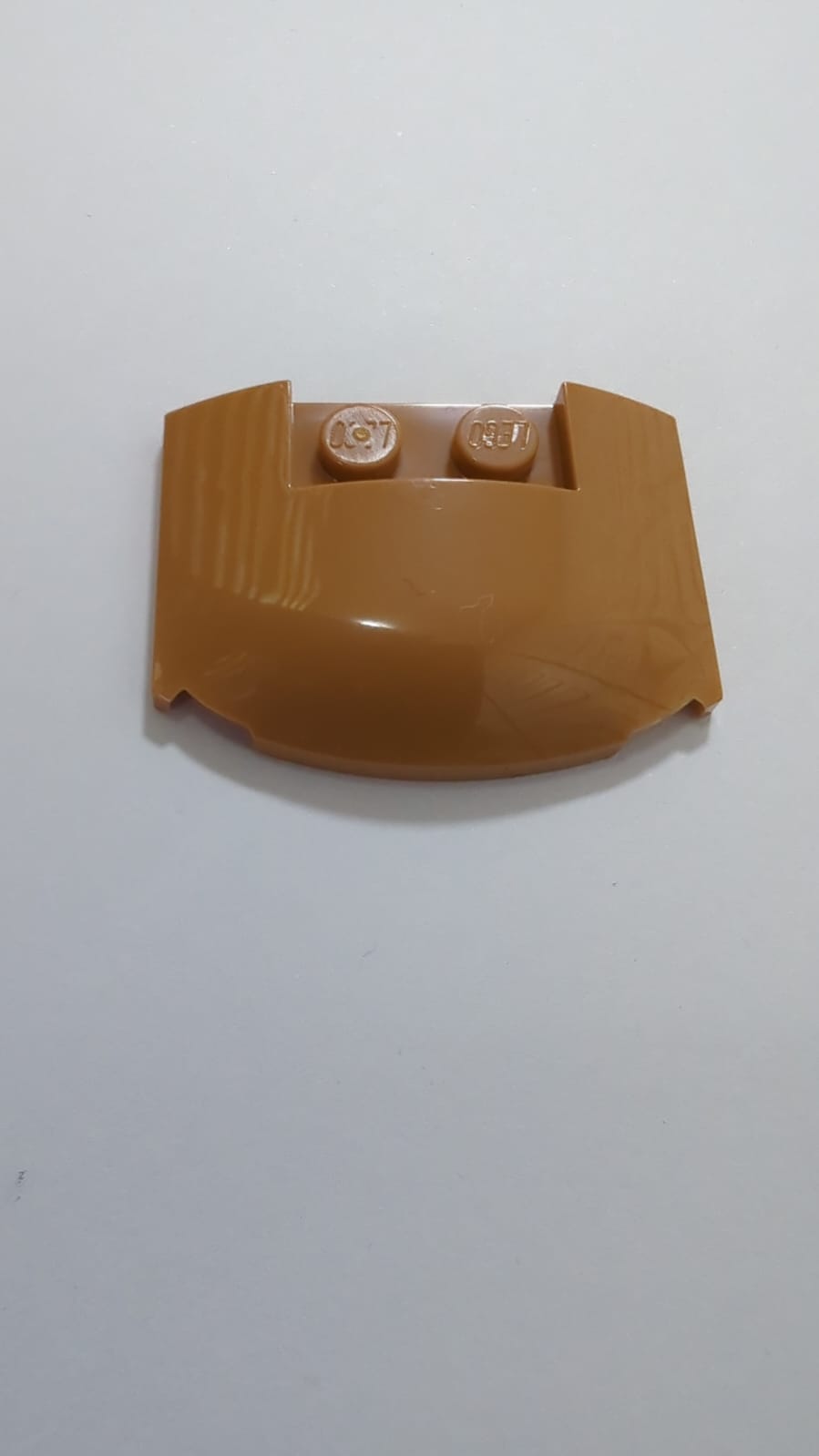 NEU Bogenstein 3 x 4 x 2/3 dreifach gebogen nougat (medium)