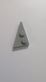 NEU Wedge, Plate 4 x 2 Left, Pointed neuhellgrau light bluish gray