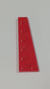 NEU Flügelplatte 6 x 2 rechts rot