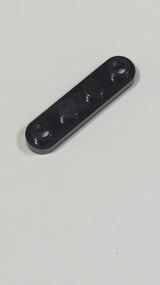 NEU Platte, rund 1 x 4 mit 2 offenen Noppen schwarz