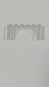 NEU Bogenstein 1 x 6 x 2 - Oberseite ohne verstärkte Unterseite transparent weiß