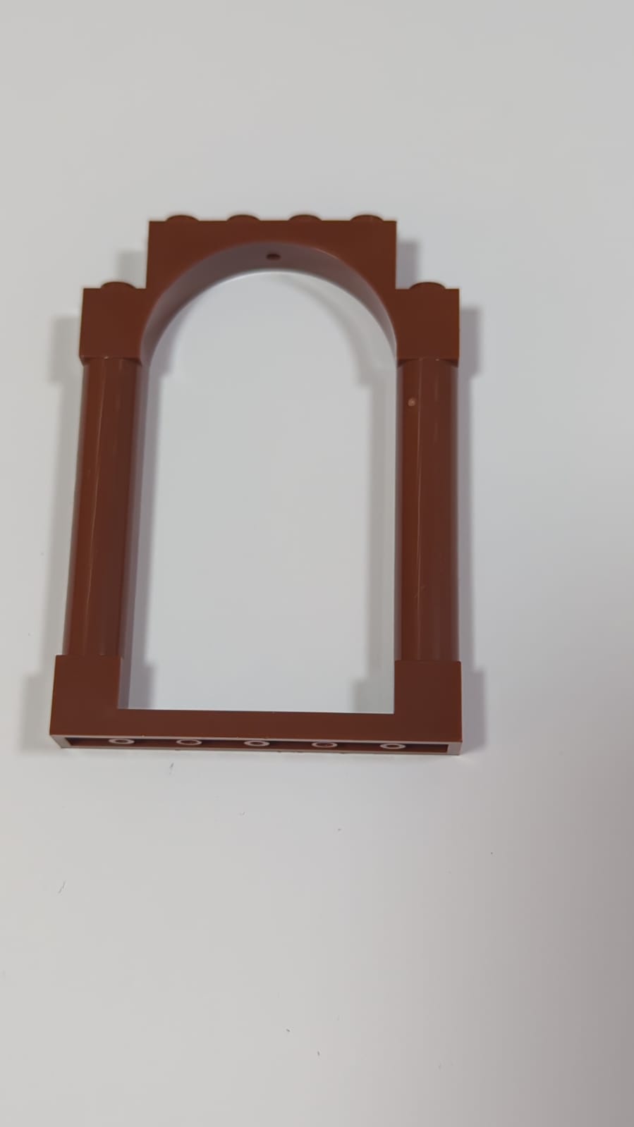 NEU Tür, Rahmen 1 x 6 x 7 gewölbt mit Einkerbungen und abgerundeten Säulen neubraun
