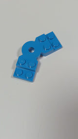 NEU Platte, modifiziert 2 x 6 x 2/3 gebogen dunkelazur