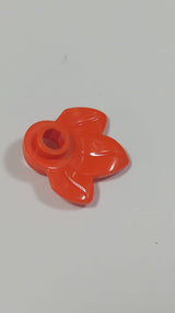 NEU 1 x 1 Pflanzenblatt 3fach rotorange