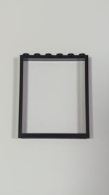 NEU Fenster 1 x 6 x 6 flache Front schwarz