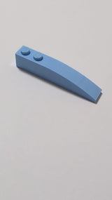 NEU Bogenstein 6 x 1 mit 2 Noppen hellblau