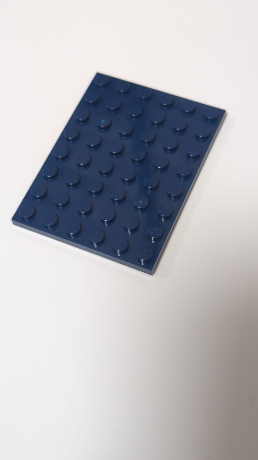 NEU Platte 6 x 8 dunkelblau