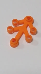 NEU Pflanzenblätter 4 x 3 orange