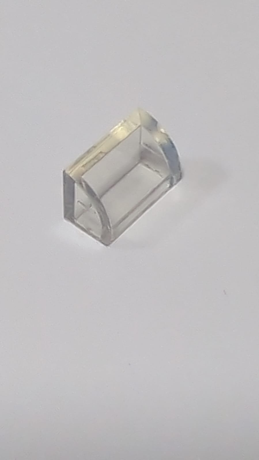 NEU Bogenstein 1 x 2 transparent weiß