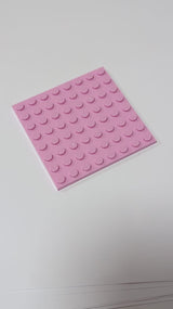 NEU Platte 8 x 8 rosa