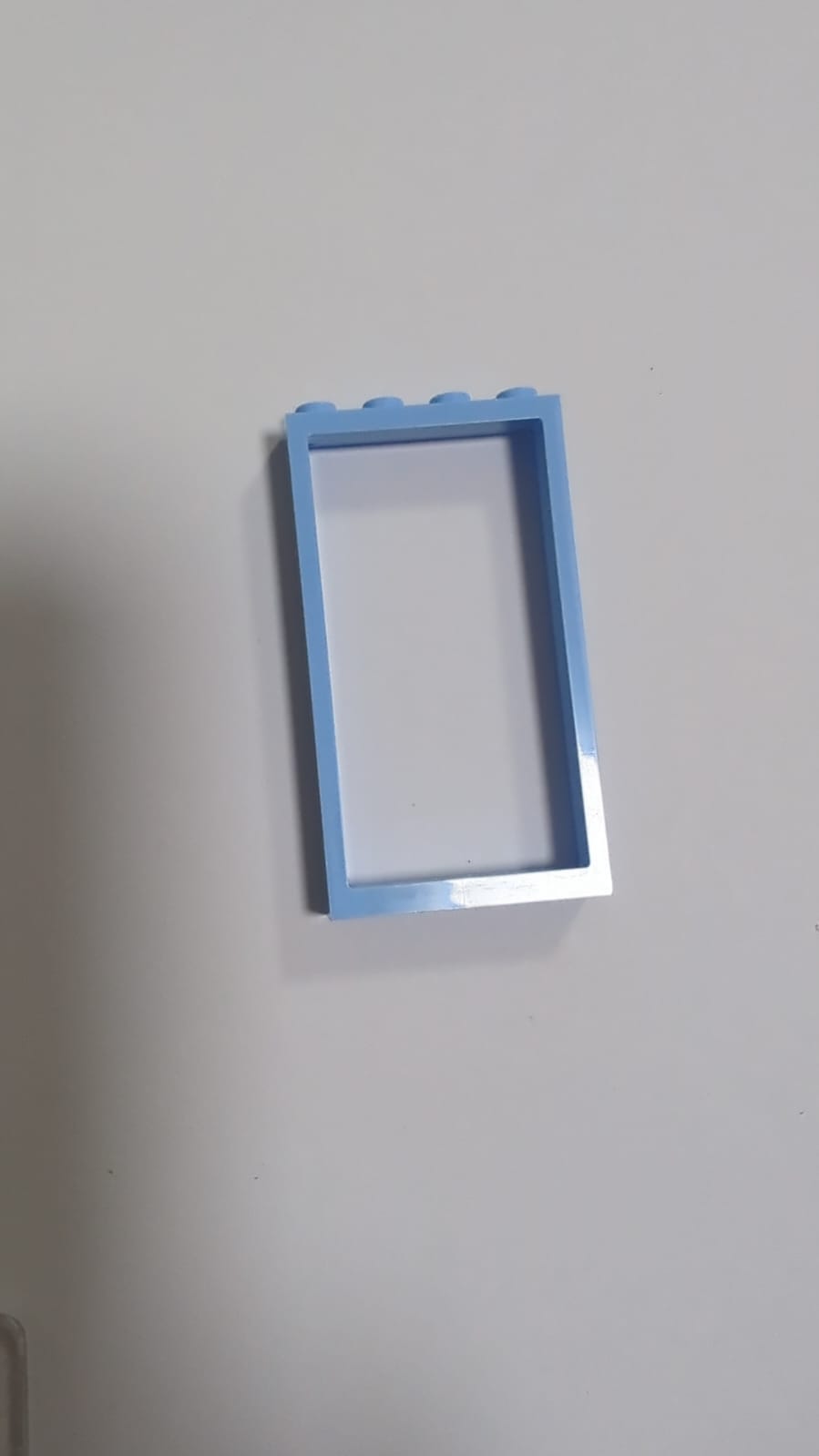 NEU Türrahmen 1 x 4 x 6 mit 2 Löchern oben und unten hellblau