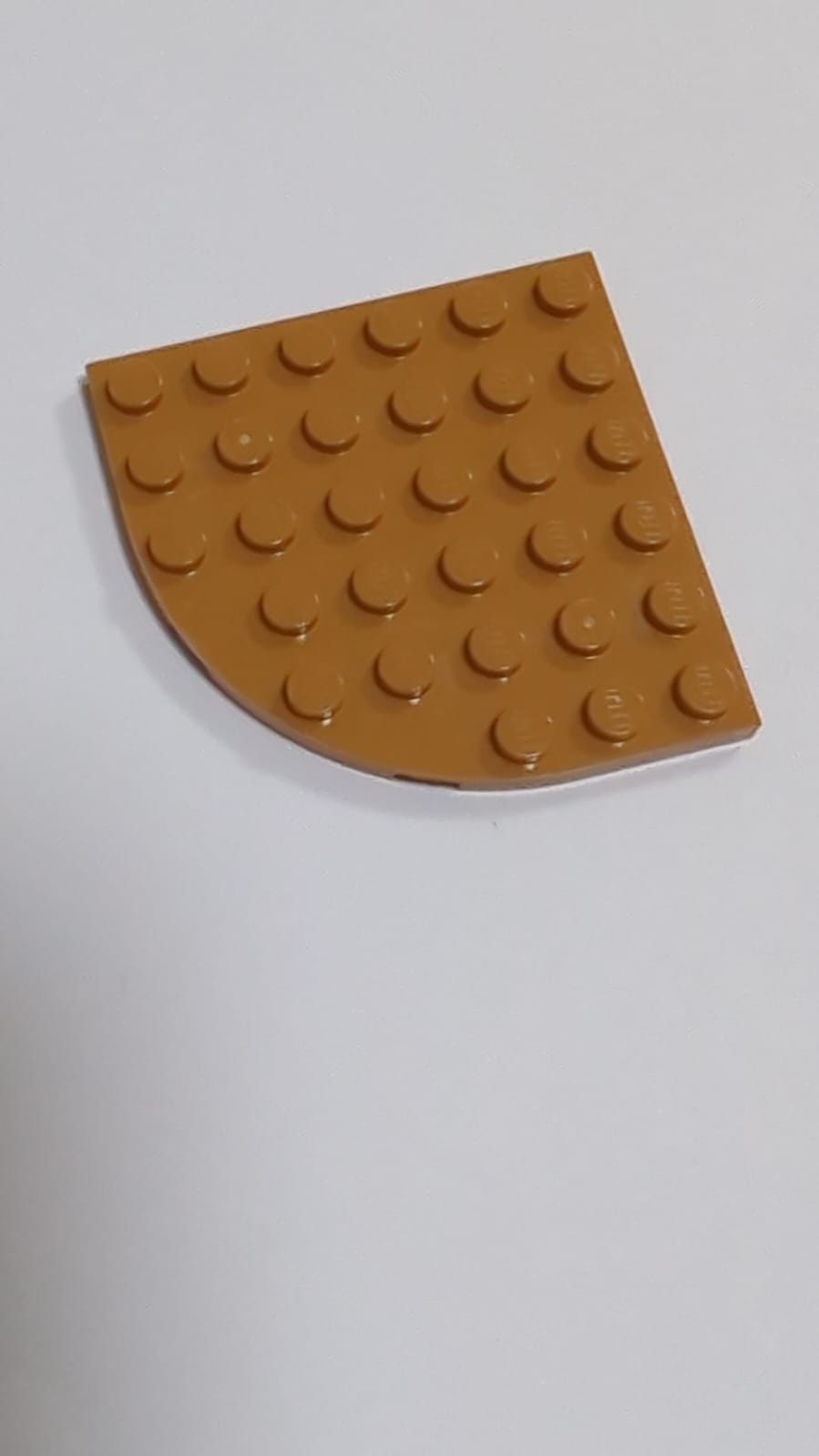 NEU Platte, runde Ecken 6 x 6 nougat (medium)