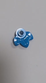 NEU 1 x 1 Pflanzenblatt 3fach dunkelazur