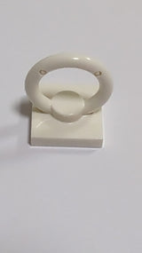 NEU Fliese modifiziert 2 x 2 mit Ring weiß