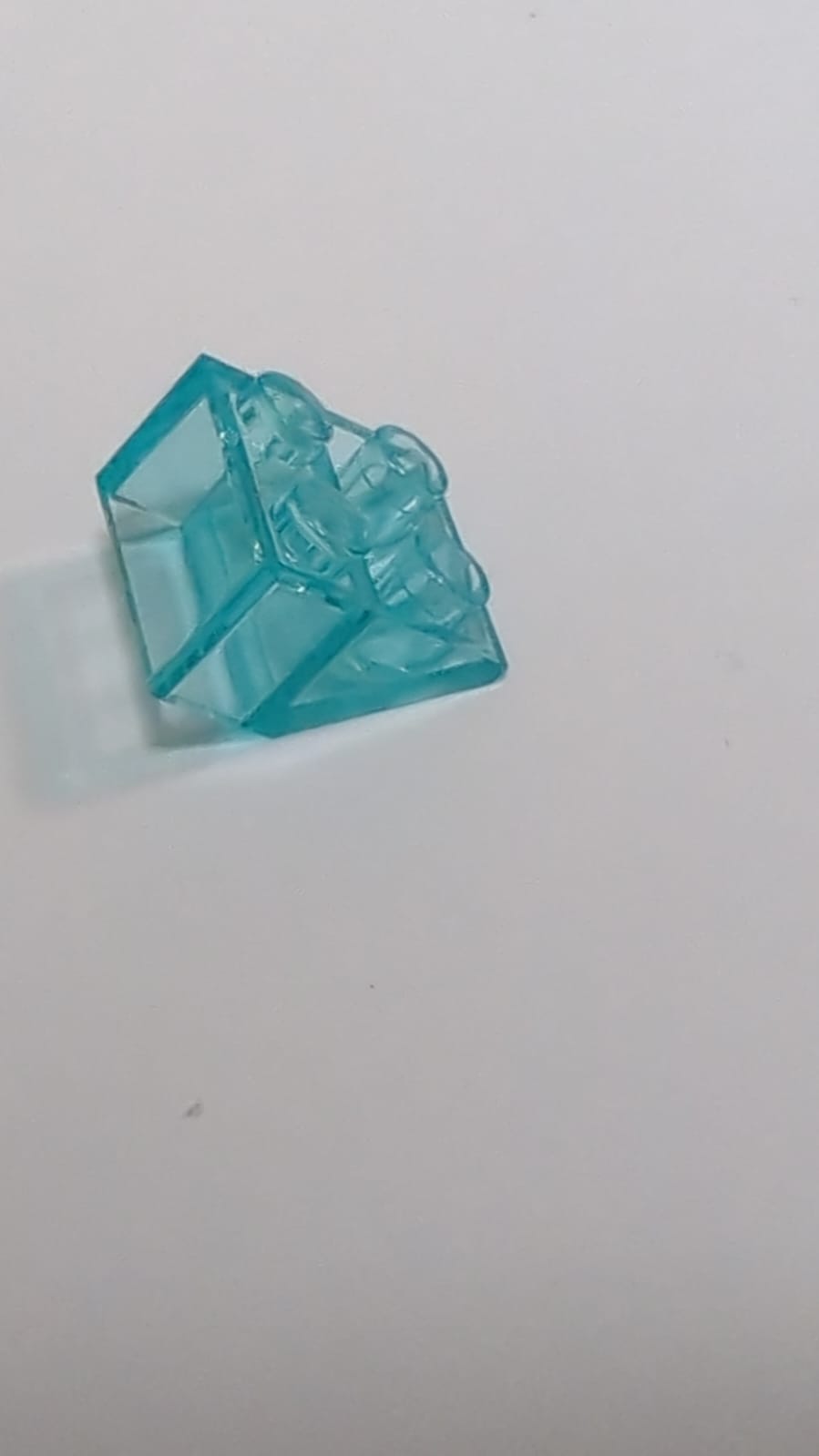 NEU Dachstein, invert 45° 2 x 2 ohne Bottom Tube transparent hellblau