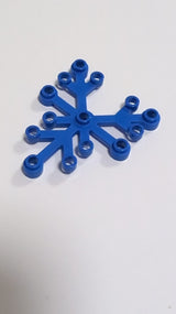 NEU Pflanzenblätter 6 x 5 blau