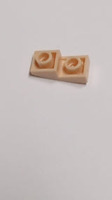 NEU Bogenstein 2 x 1 x 2/3 invertiert nougat (hell)