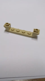 NEU Schrägstein invert 45 6 x 1 doppelt mit 1 x 4 Ausschnitt beige