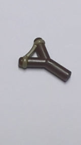 NEU Minifigur, Waffe Zwille mit dunkelbeigem Bandmuster dunkelbraun