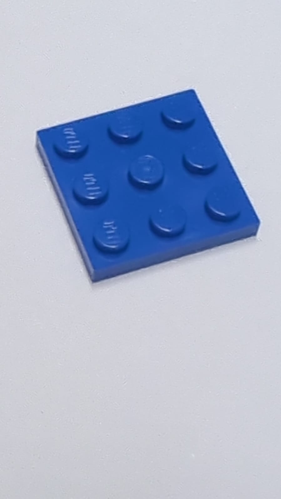 NEU Platte 3 x 3 blau