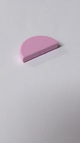 NEU Fliese, rund, 1 x 2, halb rosa