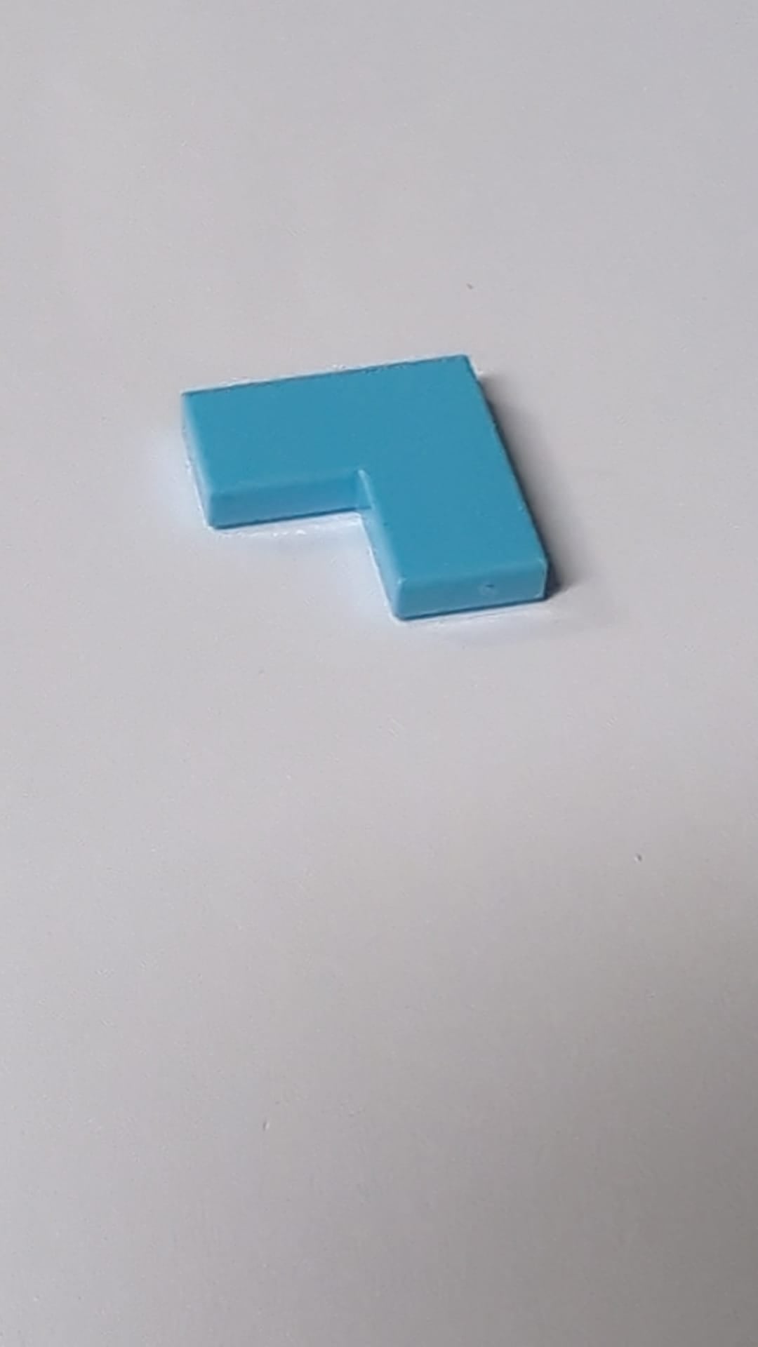 NEU Fliese 2 x 2 Ecke azur (medium)