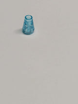 NEU Cone 1 x 1 with Top Groove transparent hellblau