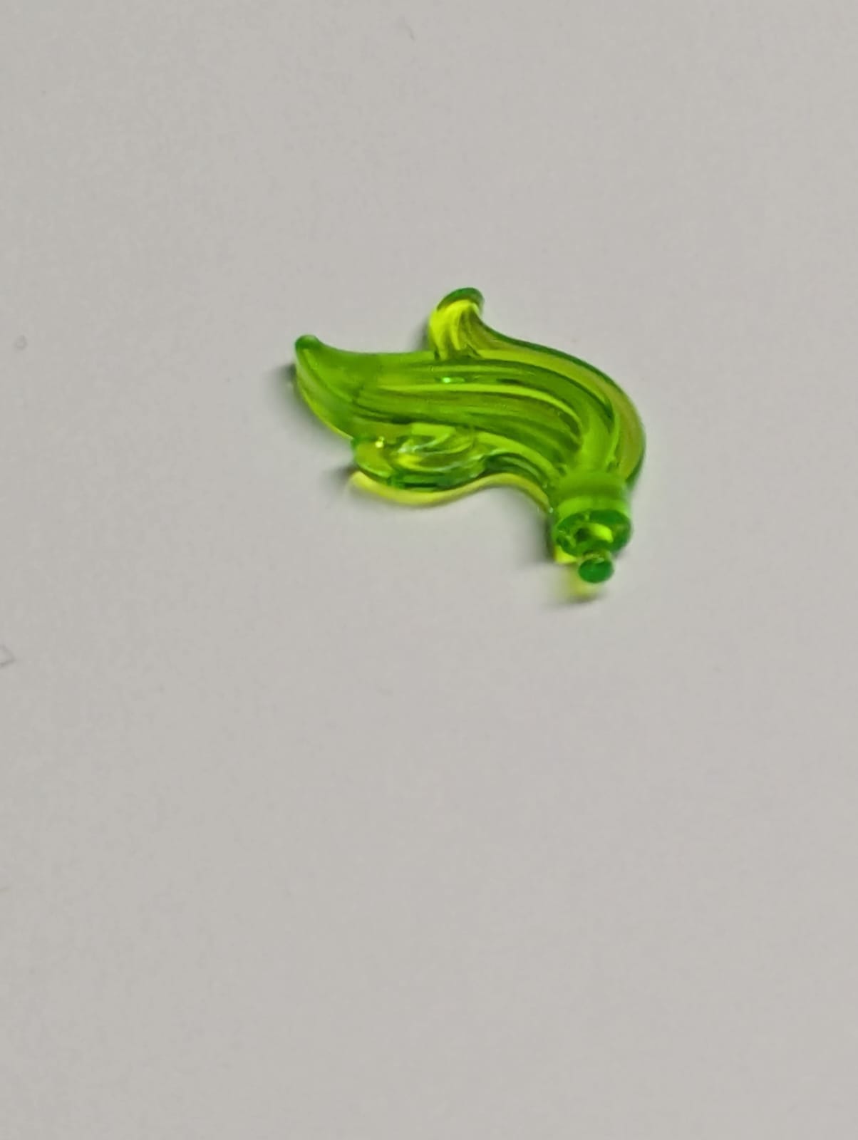NEU Minifigure, Plume Feather Triple Compact / Flame / Water transparent mediumgrün trans-bright green