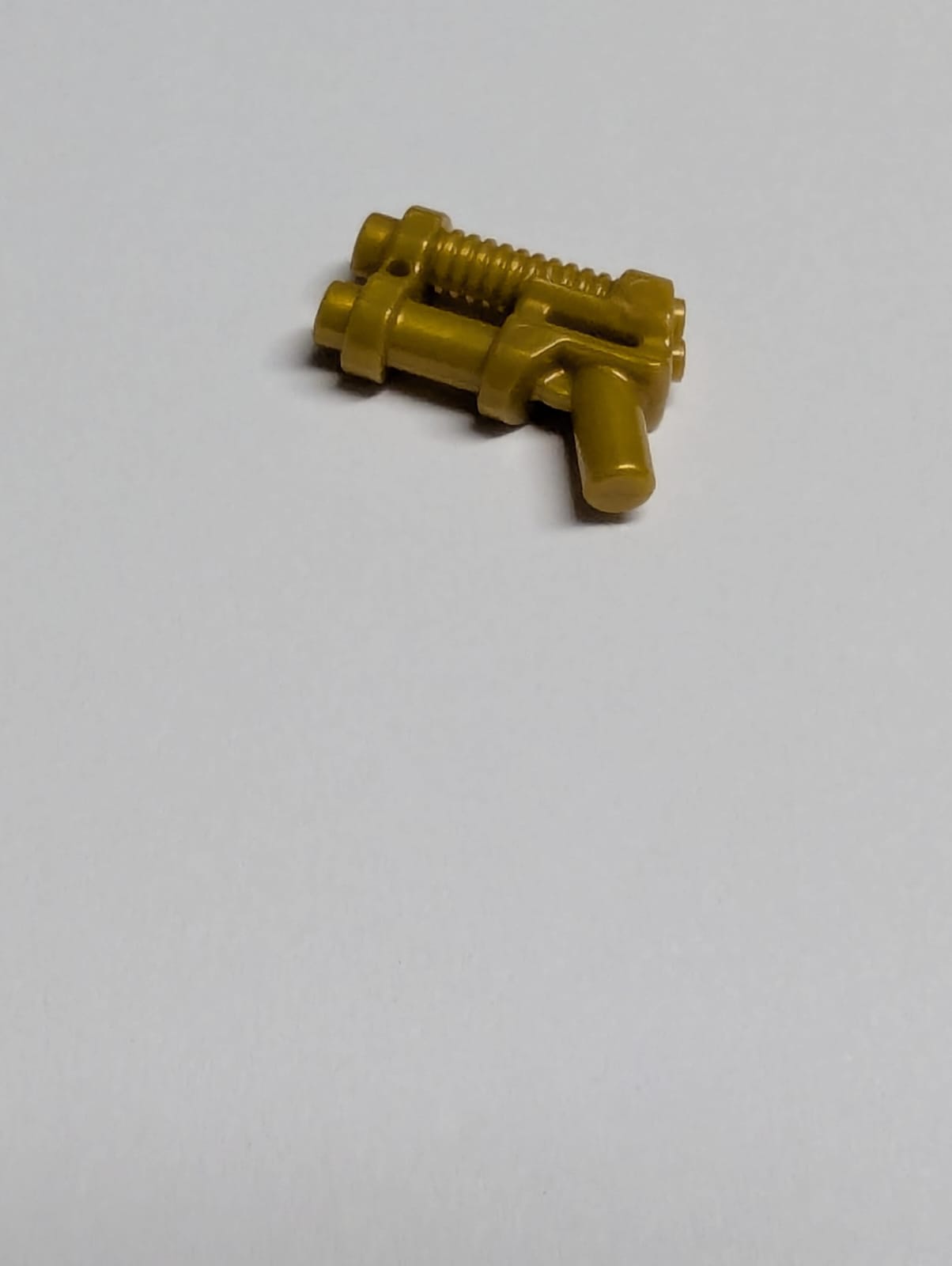 NEU Minifigur, Waffe Pistole, Zweilauf-Pistole pearlgold