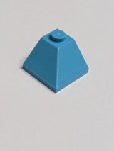 NEU 2 x 2 Dachstein Ecke 45° außen azur