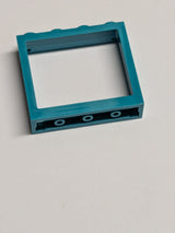 NEU Fenster 1 x 4 x 3 - keine Shutter Halter türkis