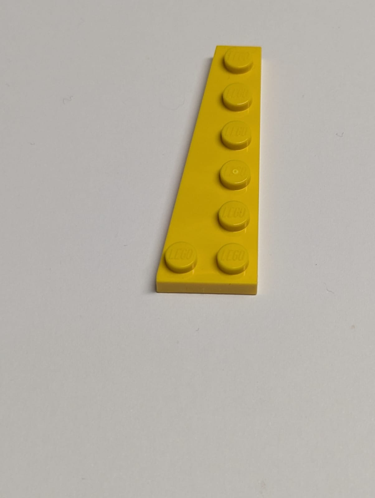 NEU Flügelplatte 6 x 2 links gelb