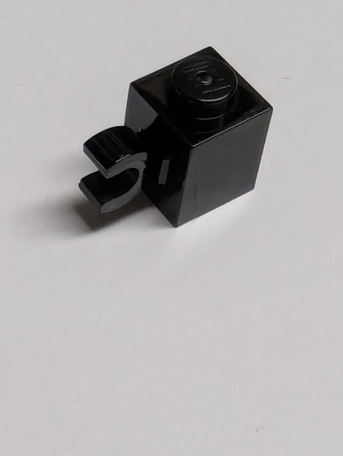 NEU Stein, modifiziert 1 x 1 mit Clip Horizontal schwarz