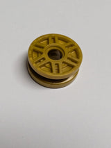 NEU Felge 18mm D x 8mm mit Pinloch und Innenring Fake Speichen pearlgold