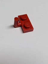 NEU Plate, Modified 1 x 2 with Bar Arm Up (Horizontal Arm 5mm) rot red
