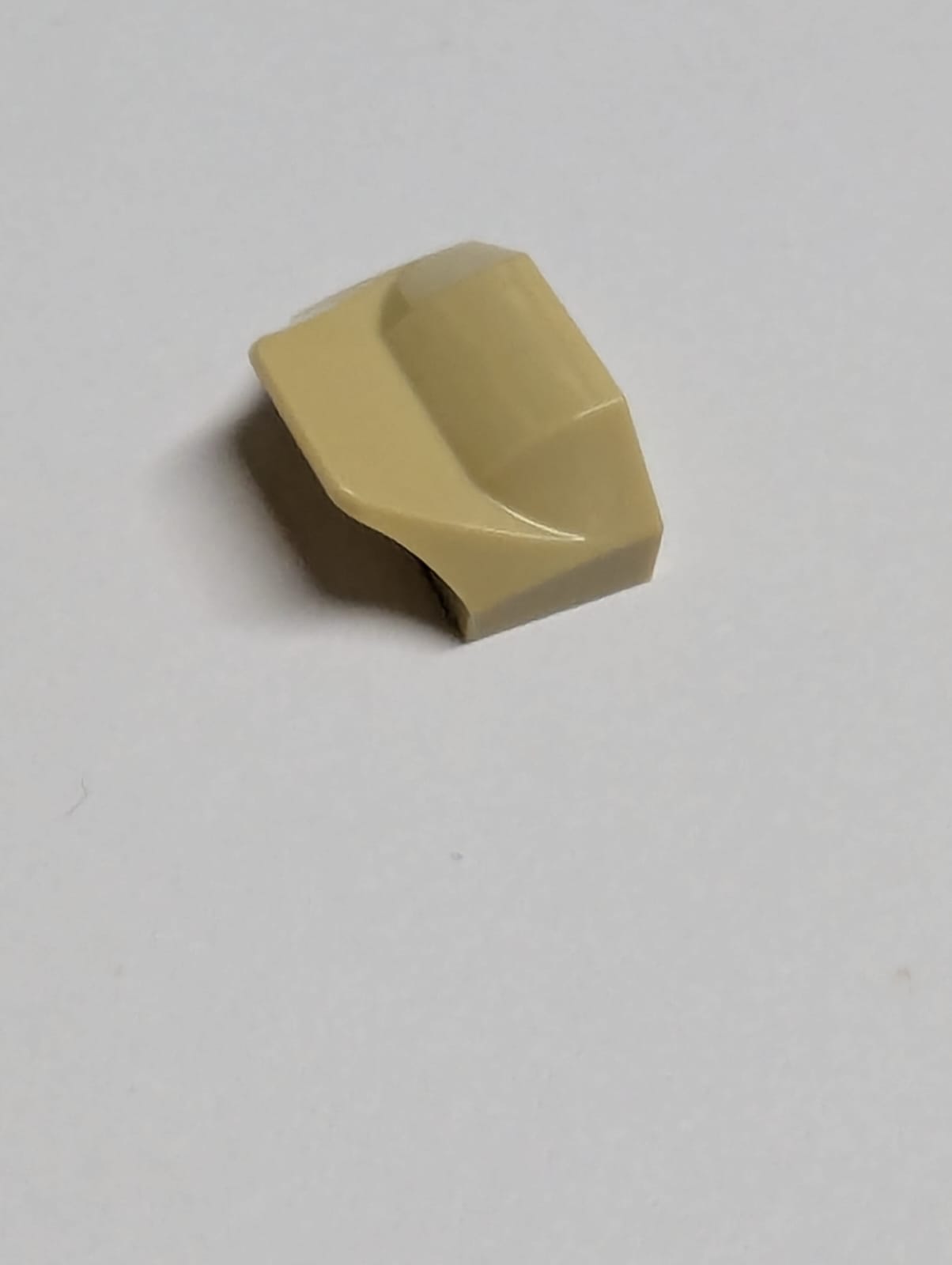 NEU Bogenstein 1 x 2 x 2/3 Flügelende beige