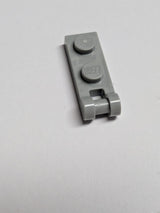 NEU Platte modifiziert 1 x 2 mit Griff am Ende neuhellgrau