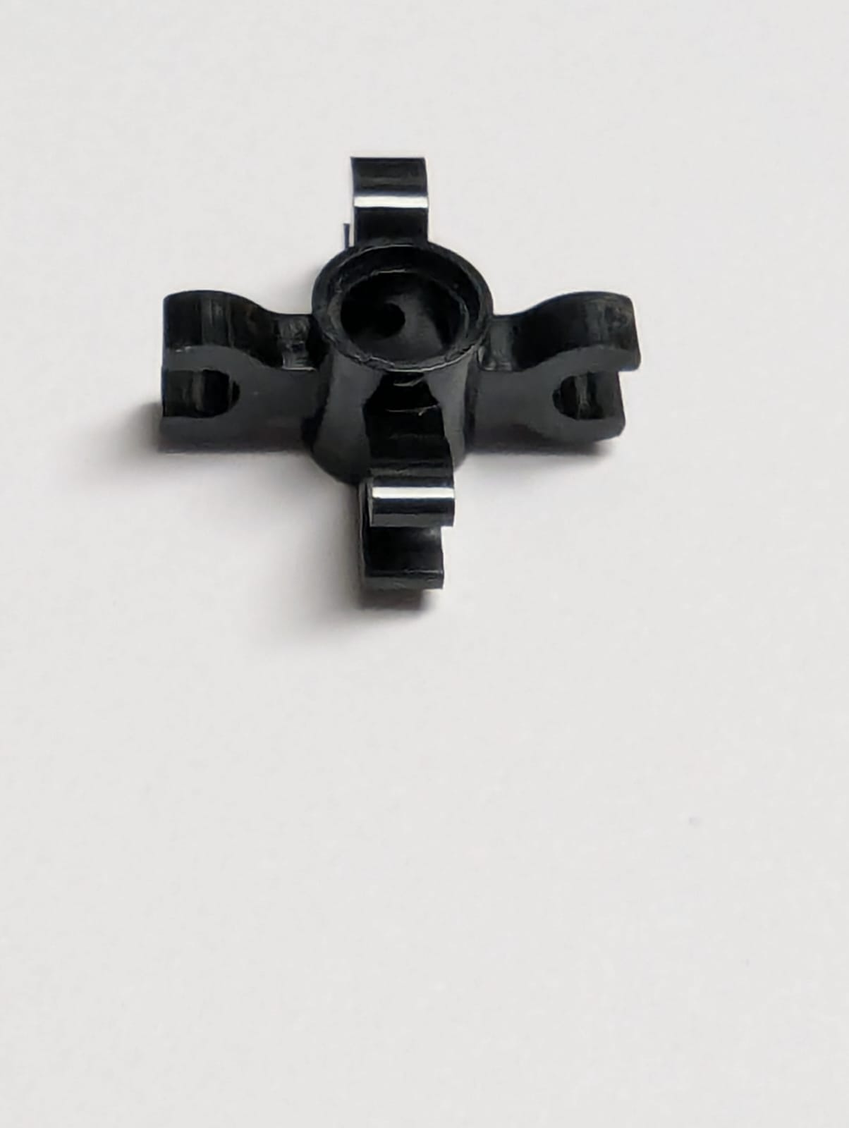 NEU Technik Pin Verbinder rund, mit 4 Clips (Horizontal) schwarz
