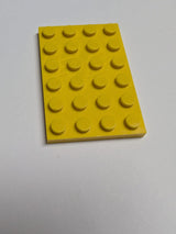 NEU Platte 4 x 6 gelb