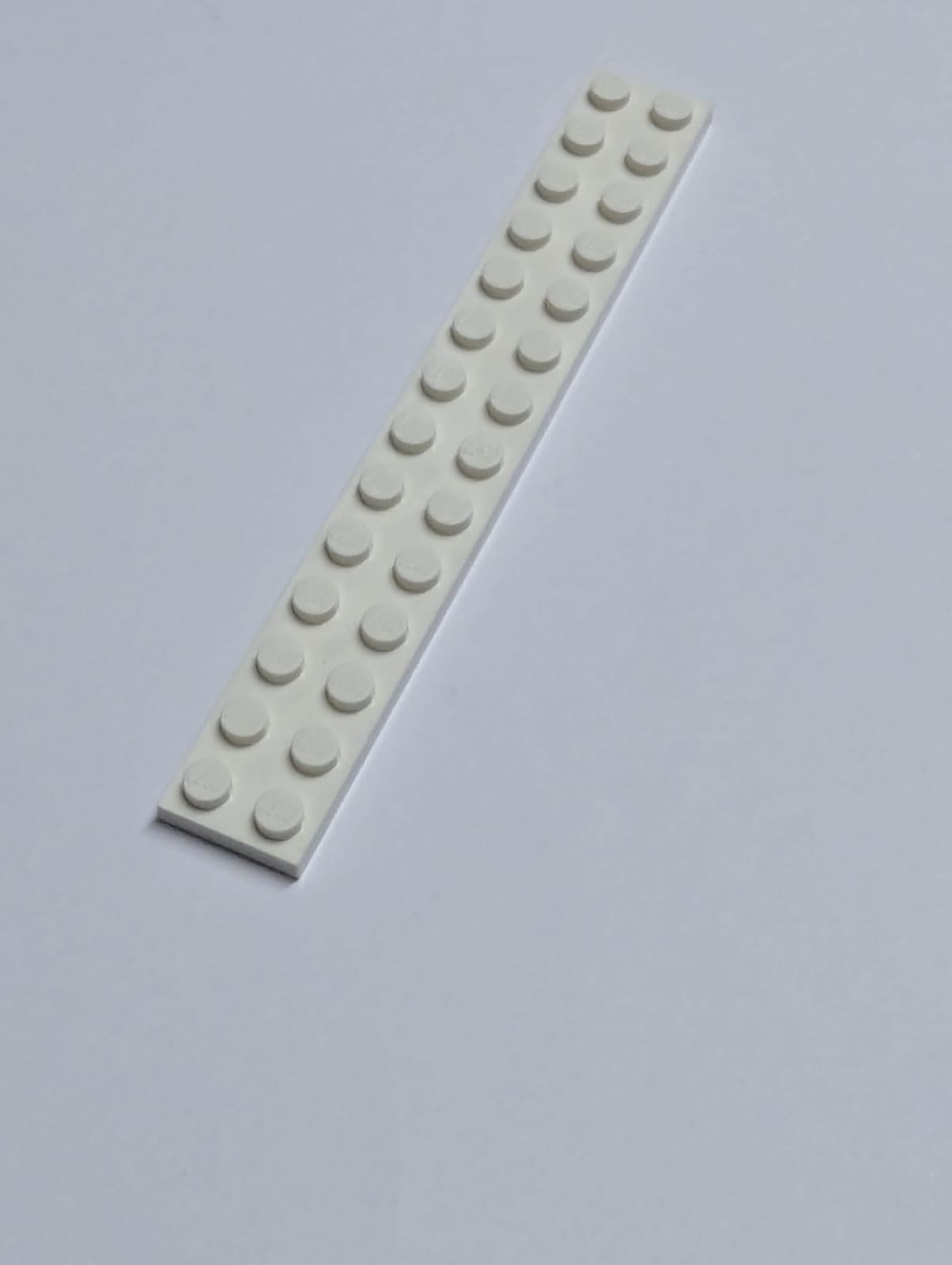 NEU Plate 2 x 14 weiss white