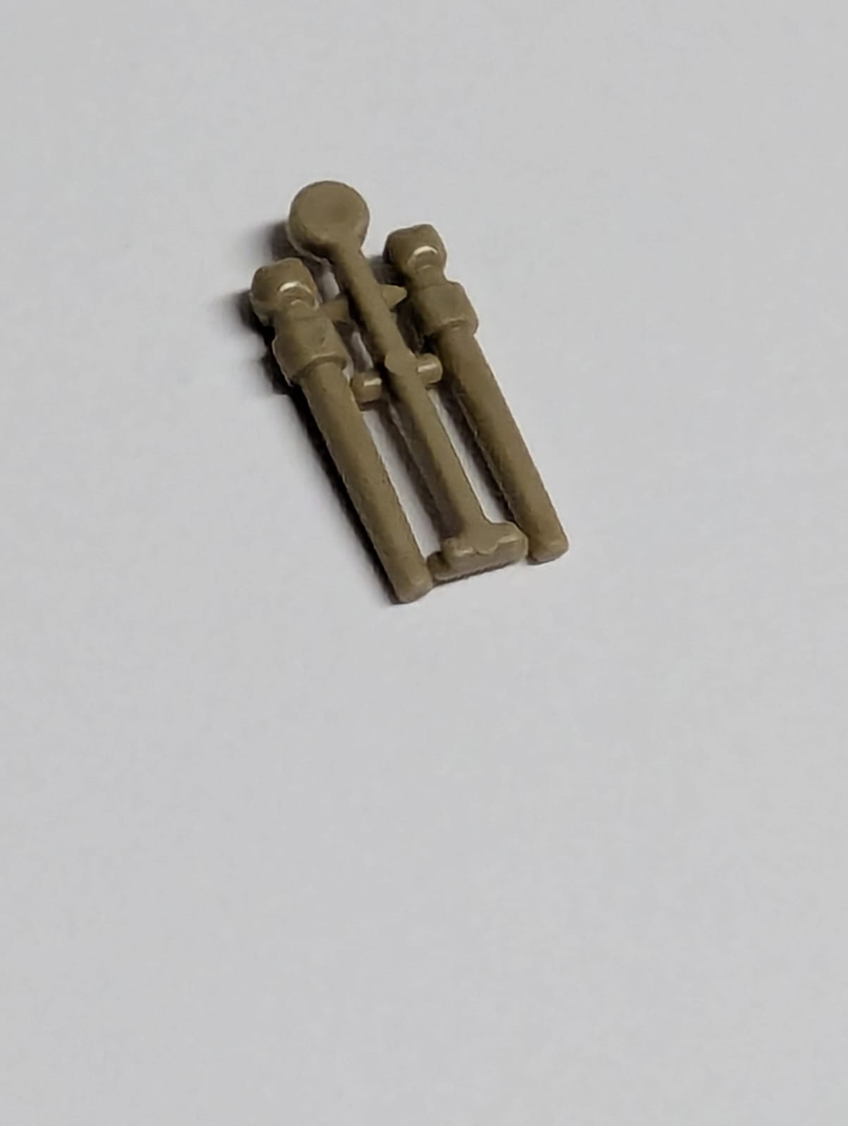 NEU Minifigur, Utensil Zauberstab, 2 auf der Spritzgussform dunkelbeige