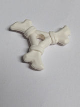 NEU Minifigure, Weapon Bone Shuriken weiss white