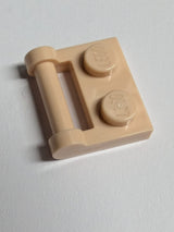 NEU Platte modifiziert 1 x 2 mit Griff auf der Seite hellnougat