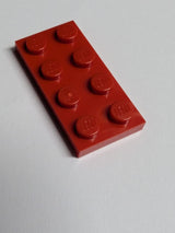NEU Platte 2 x 4 rot