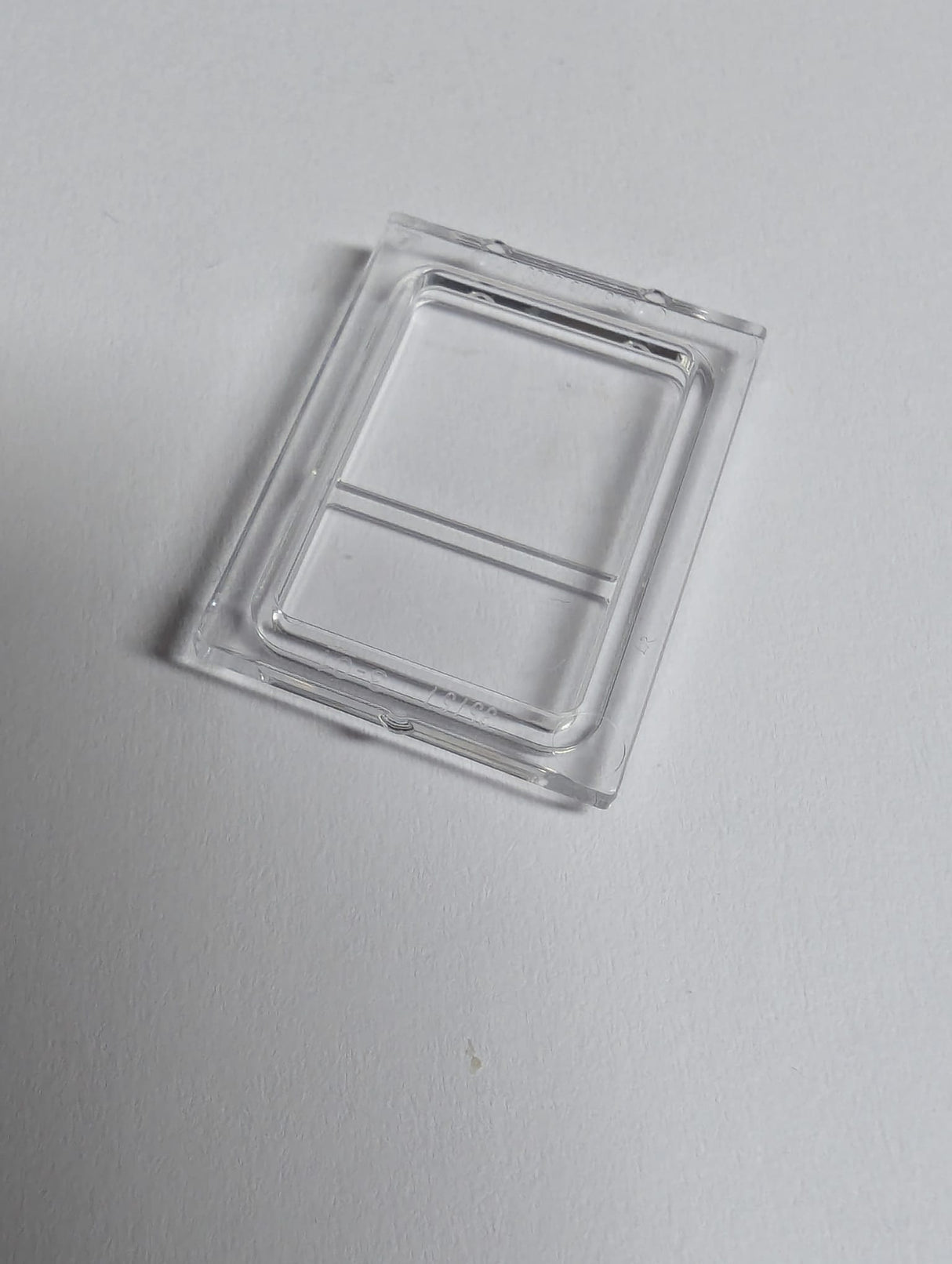 NEU Glas für Zugtür mit Lippe auf allen Seiten transparent weiß