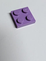 NEU Platte 2 x 2 lavendel (medium)