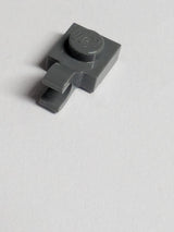 NEU Plate, Modified 1 x 1 with Open O Clip (Horizontal Grip) neudunkelgrau dark bluish gray