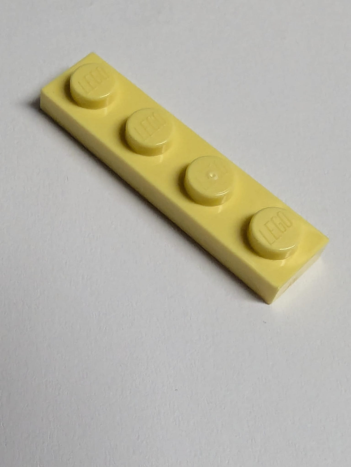 NEU Platte 1 x 4 gelb (hell)