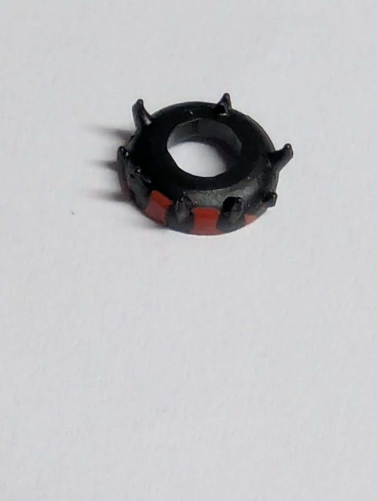 NEU Minifigur, Kopfteil Kopfbedeckung, SW Zabrak-Hörner, Darth Maul Muster schwarz