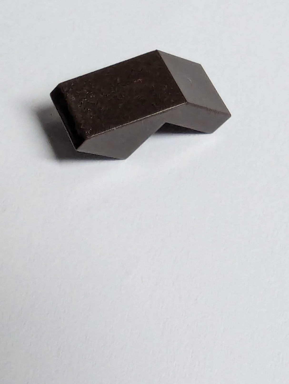 NEU Schrägstein 45° 2 x 1 mit Ausschnitt dunkelbraun